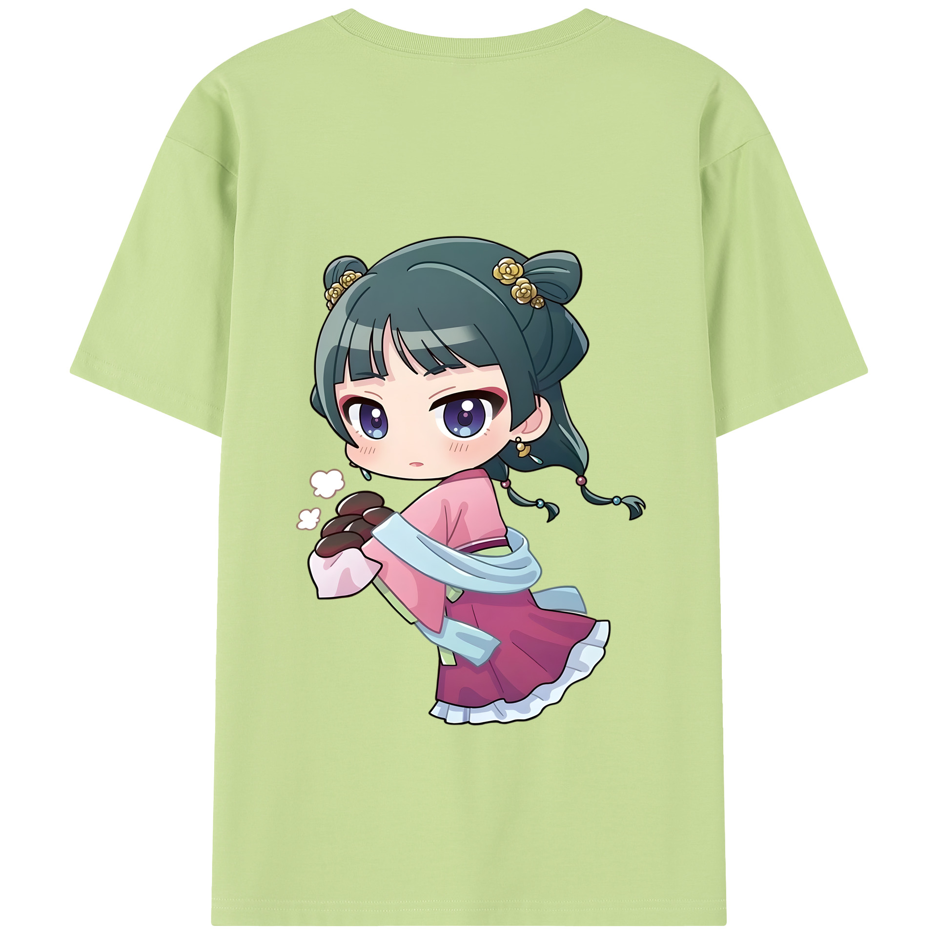 （画像用） 薬屋のひとりごと The Apothecary Diaries 綿100％半袖Tシャツ（背面プリント）